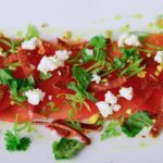 Carpaccio-with-fried-prosciutto