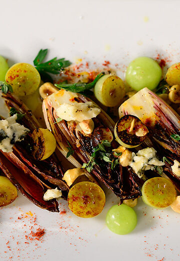 Charred Grape Salad