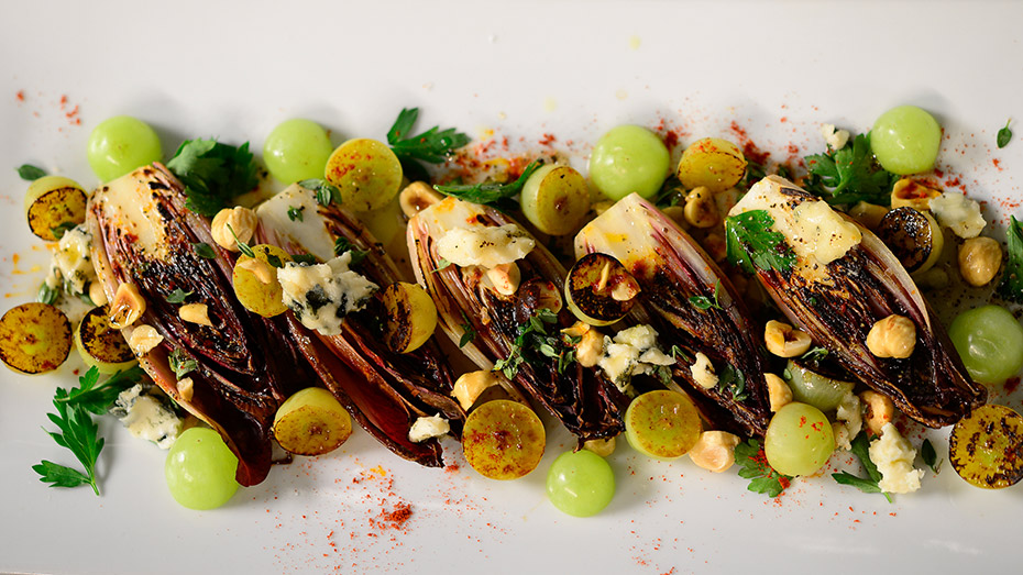 Charred Grape Salad