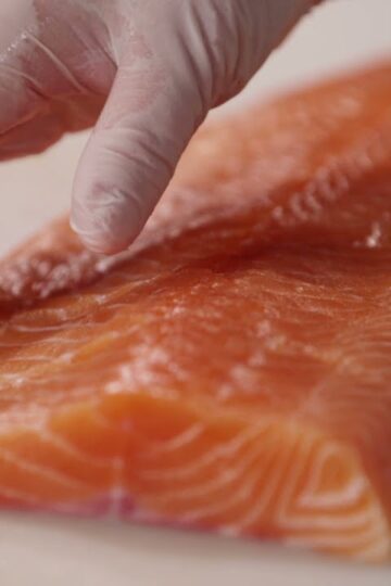 How to Portion Salmon Fillets