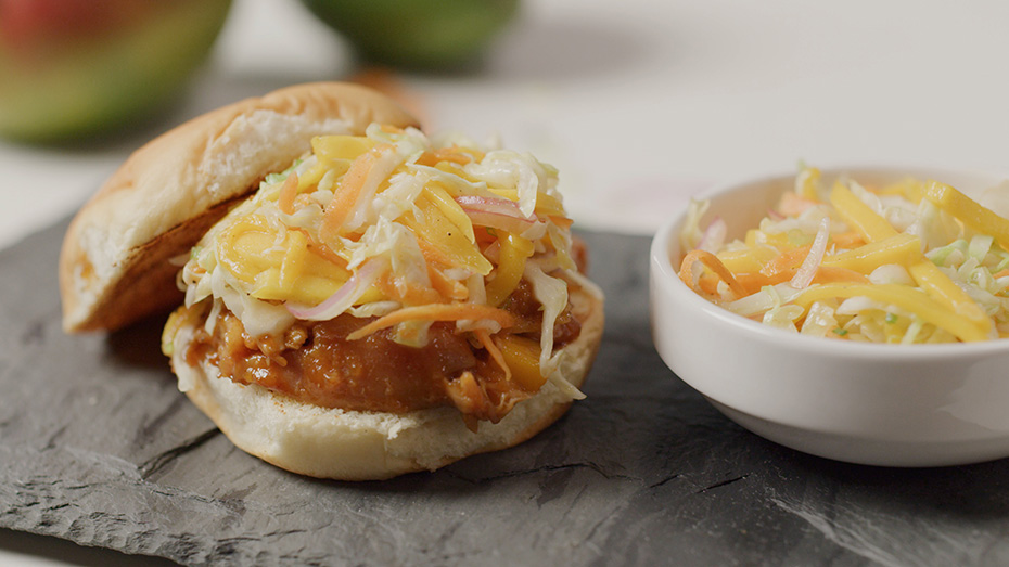 Mango Barbecue Sandwich