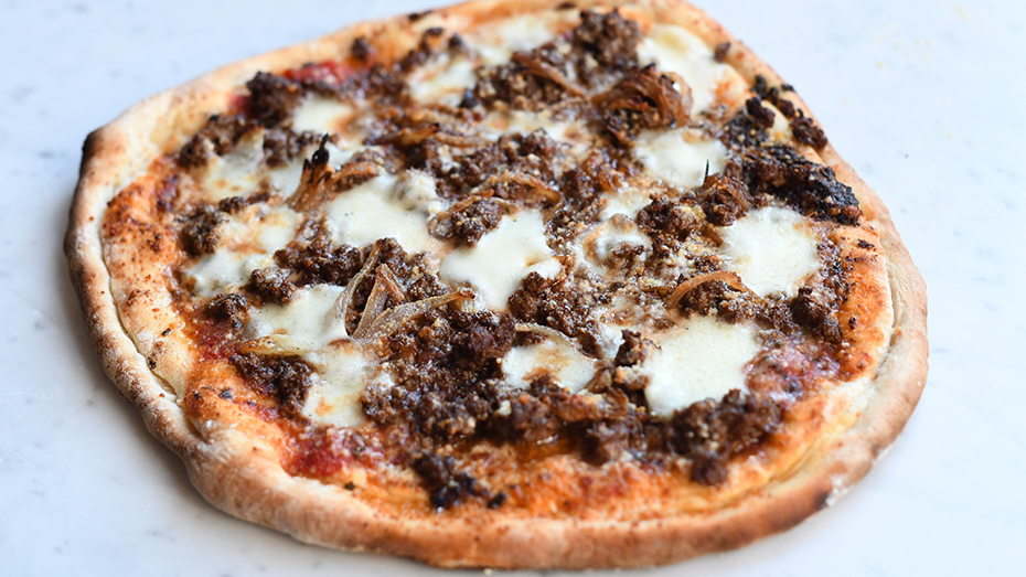 Merguez-Pizza