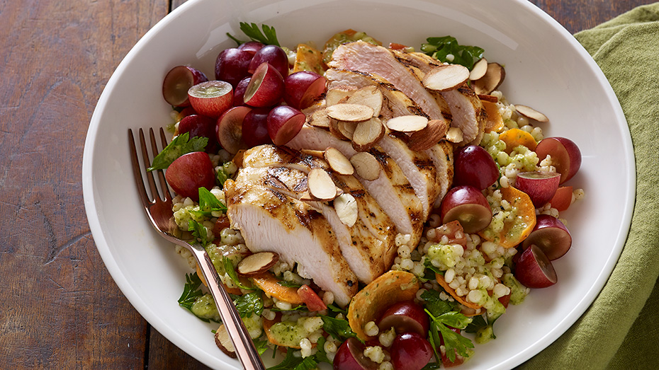 Moroccan Grilled Chicken Salad Bowl