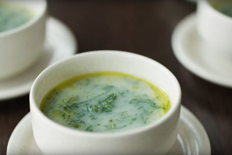 Portuguese-Potato,-Cabbage-Soup