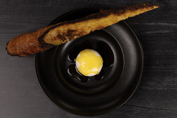 Soy Sauce Injected Burrata Fettunta
