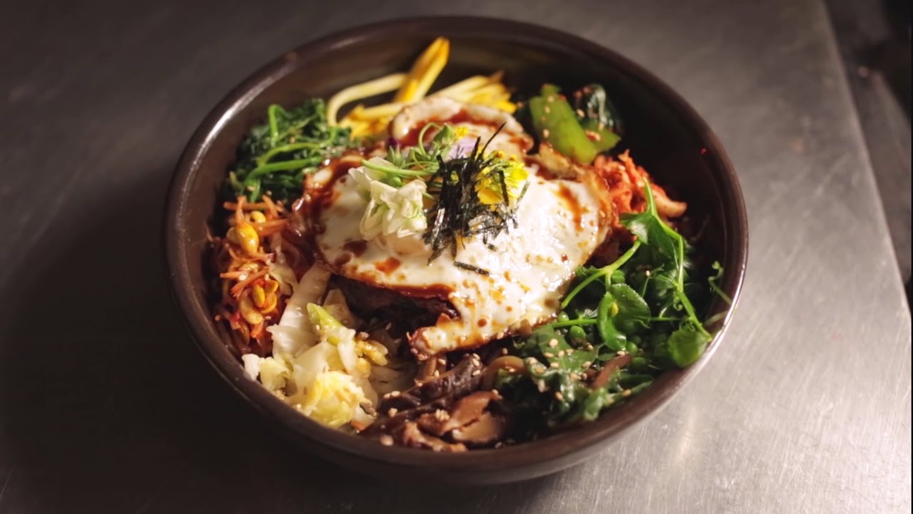Teriyaki Bibimbap with Vegetables & Purple Rice