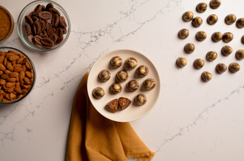 Caramelized Almond & Almond Butter Bonbons