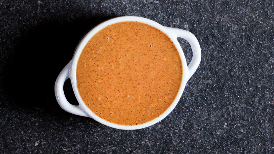 A bowl of almond butter