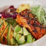 Hawaiian Huli Huli Salmon Bowl